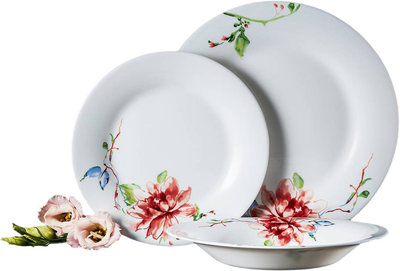 Serwis obiadowy Ambition Flora dla 6 osob 18 elementow (5907078407210) (955555909333492) - Outlet