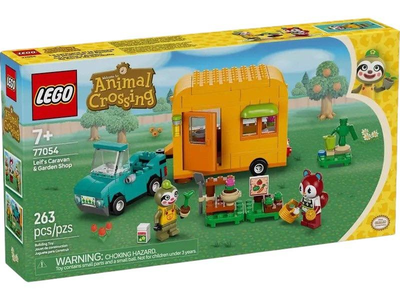 Zestaw klockow LEGO Animal Crossing Leif i jego karawan oraz sklep ogrodniczy 263 elementy (77054) (955555908998188) - Outlet