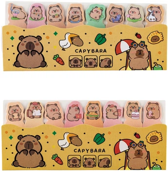 Упаковка клейких индексов Centrum Capybara 812772 50x14 мм 8 видов х 15 листов 2 шт (2000998492625)