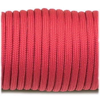 Paracord Aramitex Type III 550 4 мм 259 кг crimson #324 червоний 10 метрів