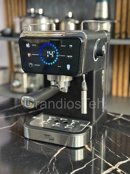 Кухонная кофеварка Zepline ZP-6802 3000 Вт, кофемашина с дисплеем, рожковая кофемашина