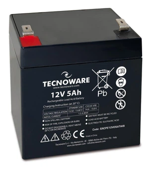 Акумуляторна батарея TECNOWARE Power Battery 12V 5Ah Faston 6.3 мм (EACPE12V05ATWB)