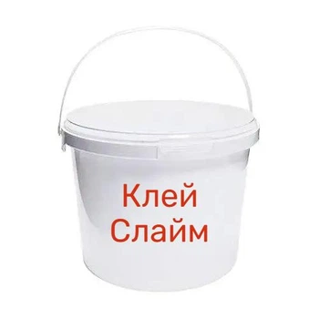 Клей-основа для лизунов и слаймов Клей для творчества Прозрачный ведро 1кг