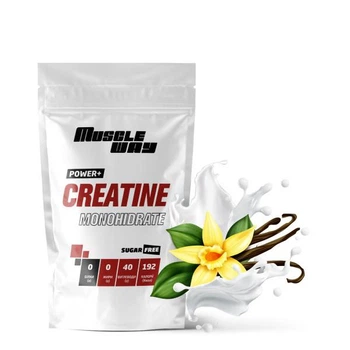 Креатин моногидрат Muscle Way Creatine Monohіdrate POWER+ 99,9% порошковый на 60 порций 300 г Ваниль (14-125-cre-mw-rs300-9)