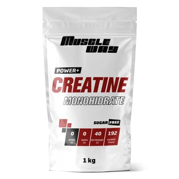 Креатин моногидрат для наращивания мышечной массы MuscleWay 99,9% на 200 порций 1 кг Без вкуса (33-126-CREATINE-MW-1KG)