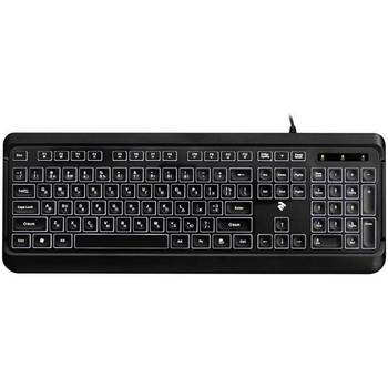 Клавиатура 2E KS120 Black USB, подсветка (2E-KS120UB_UA)