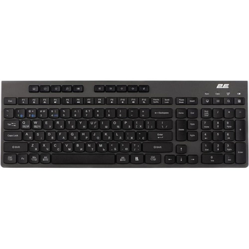 Клавиатура беспроводная 2E KS280, Black, Bluetooth / 2.4GHz EN/UA (2E-KS280WBGR_UA) USB