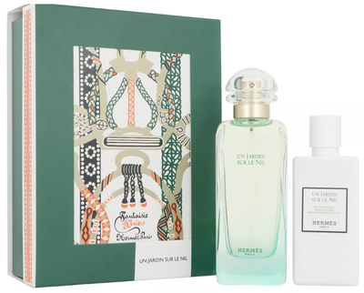Zestaw unisex Hermes Jardin Un Jardin Sur Le Nil Woda toaletowa 100 ml + Balsam do ciała 80 ml (3346130434948)