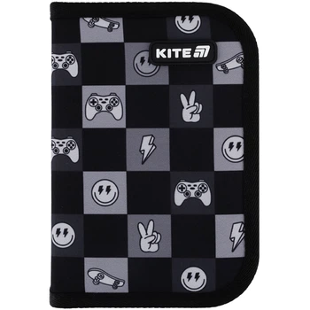Пенал без наповнення Kite Game On K25-621-4, 1 відділення, 1 відворот