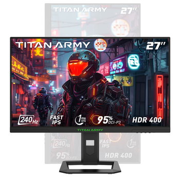 TITAN ARMY P2710S Швидкий ігровий монітор IPS QHD 240 Гц 16:9