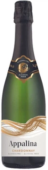 Вино игристое Appalina Chardonnay Sparkling белое полусладкое 0.75 л 0.01% (4049366003290)