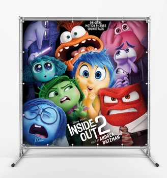 Баннер "Головоломка. Мыслями наизнанку. Inside out 2" размер 2х2м. С люверсами.