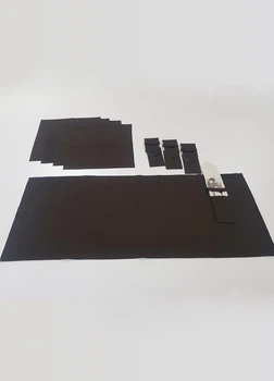 Комплект для сервировки Firanka Simple салфетки 35х35см 4шт раннер 40х100см 1шт чехлы для приборов 4шт шоколадный (1_2ч)
