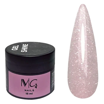 Гель для наращивания светоотражающий MG Nail Shine Gel №05 Pink 15 мл