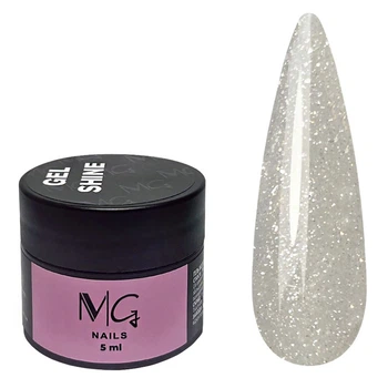 Гель для наращивания светоотражающий MG Nail Shine Gel №01 Beige 5 мл