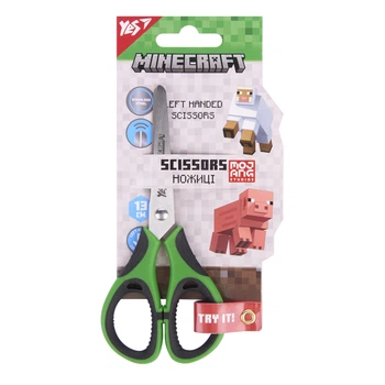 Ножиці дитячі YES 480466 13см Minecraft, для шульги /480466/