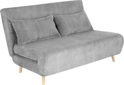 Sofa HOMLA Solace 2-osobowa z funkcją spania 140 x 91 x 84 cm Grey (5904183871653)