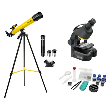 Микроскоп National Geographic Junior 40x-640x + Телескоп 50/600 9118300