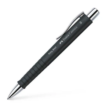 Ручка кулькова автоматична Faber-Castell Poly Ball XB, корпус Black