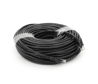Патч-корд Ritar RJ45 Cat 6 UTP 40 м Black (PCR-CU6/40Bk)