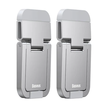 Подставка под ноутбук Baseus LUZC000012 Slim 2 шт., универсальная регулируемая, серебристая