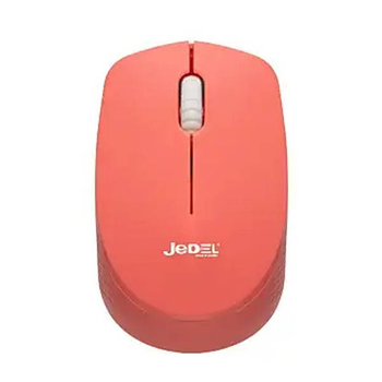 Беспроводная мышь Jedel W690, 2.4G, 1200DPI, 1xAA, розовая