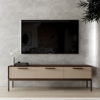 Тумба под TV Fenster Бордо Мокко/Капучино