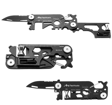 Мультитул JB Tacticals EDC 25в1 JB-18 Карта с Инструментами в Форме Винтовки