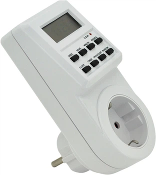 Розетка таймер Voltronic 230 В 16 А 3600 Вт (YT15982)