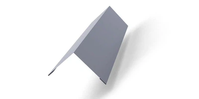 Планка конёк кровельный 200x200x2000 RAL9006