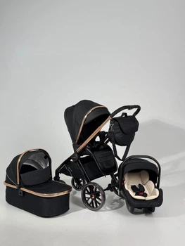 Детская коляска 3в1 POTE luxmom black – Купить с гарантией на ROZETKA