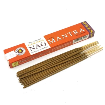 Благовоние Golden Nag Mantra Vijayshree 15 грамм. Аромапалочки Мантра (33928)