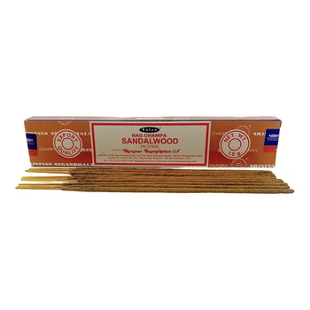Благовоние Sandalwood Satya 15 грамм. Аромапалочки Cандаловое дерево (35058)