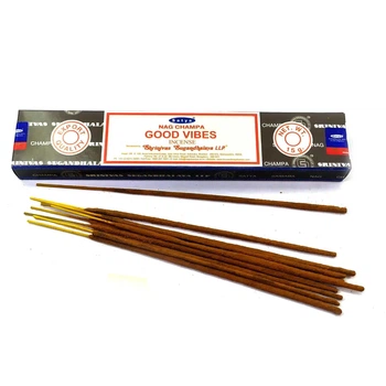 Благовоние Good Vibes Satya 15 грамм. Аромапалочки Позитивные Вибрации (33810)