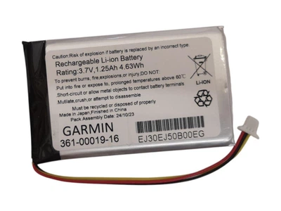 Акумулятор Батарея для Garmin Nuvi 1300, 1350, 1350T, 1370, 1370T, 1390, 1390T, 1375T, 1340T, 361-00019-12, 361-00019-16 1250mah 4.63Wh