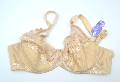 Бюстгальтер жіночий чашка D Blue Rose 4-726, 80D Бежевий без поролона