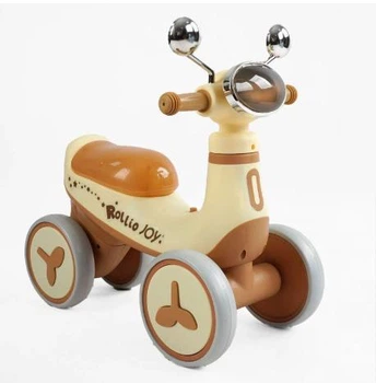 МАКСІ ВЕЛОБІГ з українським озвучуванням 4-х колісний JOY (JL-42198) Коричневий