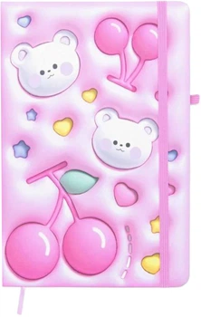Блокнот на гумці Маlevaro Kiddy Sweet дизайн 2 А5 80 аркушів в лінію (761254ML-2)