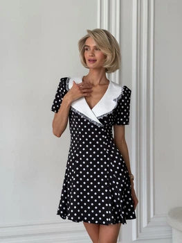 Летнее платье Jadone Fashion Симона S чёрное