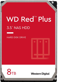 Жесткий диск Western Digital Red Plus 8TB 5640rpm 256МБ WD80EFPX 3.5 SATA III