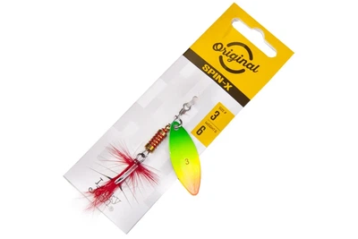 Блесна Lucky John Spin-X Long №3 6.0г, цвет: FT (4212024005)