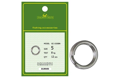 Заводные кольца Golden Catch Split Ring 1030BN №5 (12шт/уп) (7401007003)