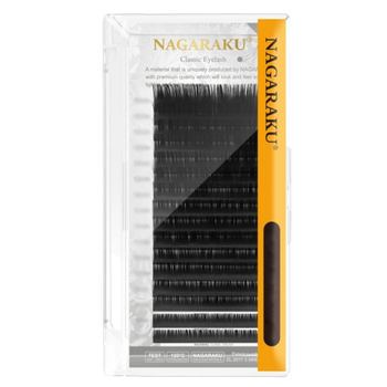 Ресницы Nagaraku Mix Black изгиб D толщина 0.05 длина 7-15 мм 16 линий