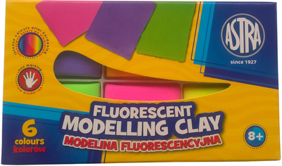 Modelina Astra fluorescencyjna 6 kolorów (5900263040032)