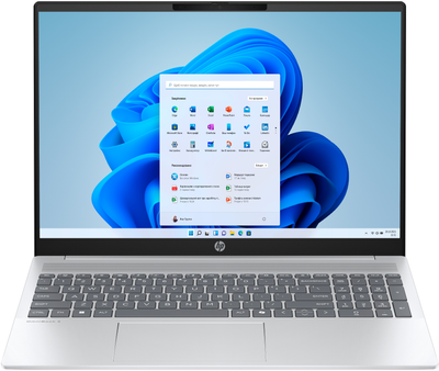 Ноутбук HP OmniBook 5 Laptop 16-bc1000ua (BF1L6EA) Glacier Silver / 16" IPS WUXGA / AMD Ryzen 5 8540U / RAM 16 ГБ / SSD 512 ГБ / Windows / Підсвітка клавіатури / Зарядка по USB