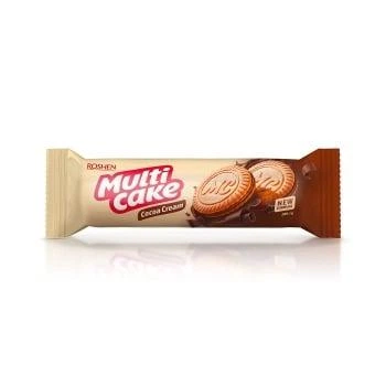 Печенье-сэндвич Roshen Multicake с начинкой какао 180 г