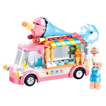 Конструктор Sluban Girl's Dream Трек з морозивом на 145 деталей (M38-B0993A)
