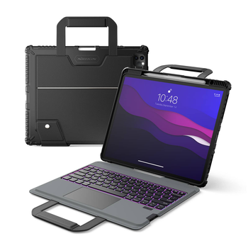 Чехол клавиатура для планшета Nillkin Bumper Go Keyboard для Apple iPad Pro 11 2020 / 2021 / 2022 с подсветкой
