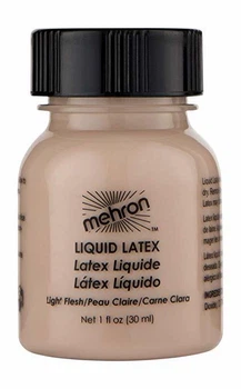 Рідкий латекс бежевий з пензликом MEHRON Latex Liquid Soft Beige with Brush, 30 мл