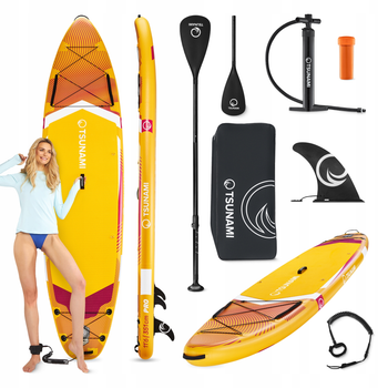 Надувна SUP дошка TSUNAMI PRO 350 см з веслом T11 (P-5905973405584)
